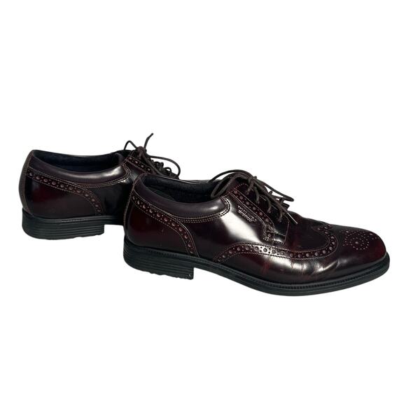 Rockport Walkability Adiprene Adidas Sz 9.5 Hydroshield Waterproof Wingtip Shoes main image 5